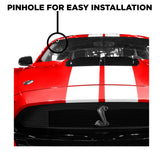 2022 Shelby GT500 Metal Wall Decor, Red with White Stripes, Made in USA, Garage or Man Cave Sign, Car Enthusiast Gift, 2 Sizes