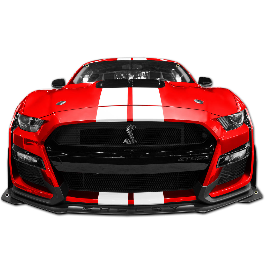 2022 Shelby GT500 Metal Wall Decor, Red with White Stripes, Made in USA, Garage or Man Cave Sign, Car Enthusiast Gift, 2 Sizes