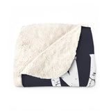 2026 National Corvette Day Limited Edition Sherpa Fleece Blanket – 50" x 60" Available in Navy and Gray