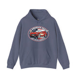 Corvette C1 "Red. White. Corvette." America 250 Oval Pullover Hoodie