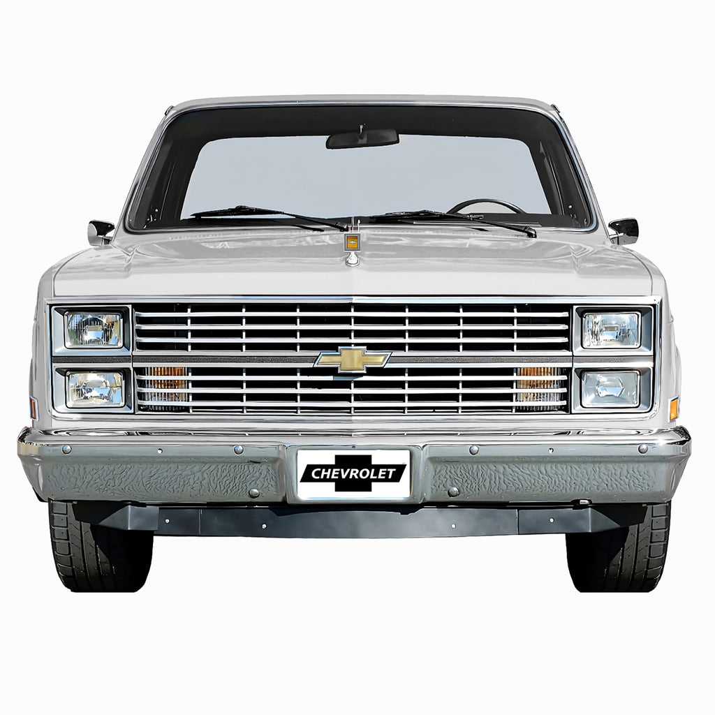 1984 Chevrolet C10 Front-End Metal Wall Decor — Made in USA, Available in 2 sizes
