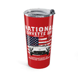 Limited Release 2026 National Corvette Day – 20oz Tumbler (Red, White, Navy) – Collector Car Enthusiast Gift, Automotive Collector's Drinkware, Car Lover's Present