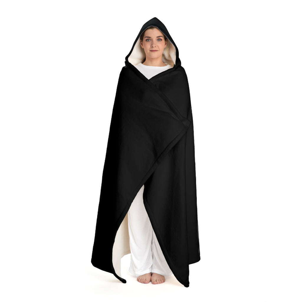 C3 Corvette Collector's Hooded Blanket – Solid Black Background & Sherpa Fleece, Built for the Drive, Styled for the Chill, 2 Sizes
