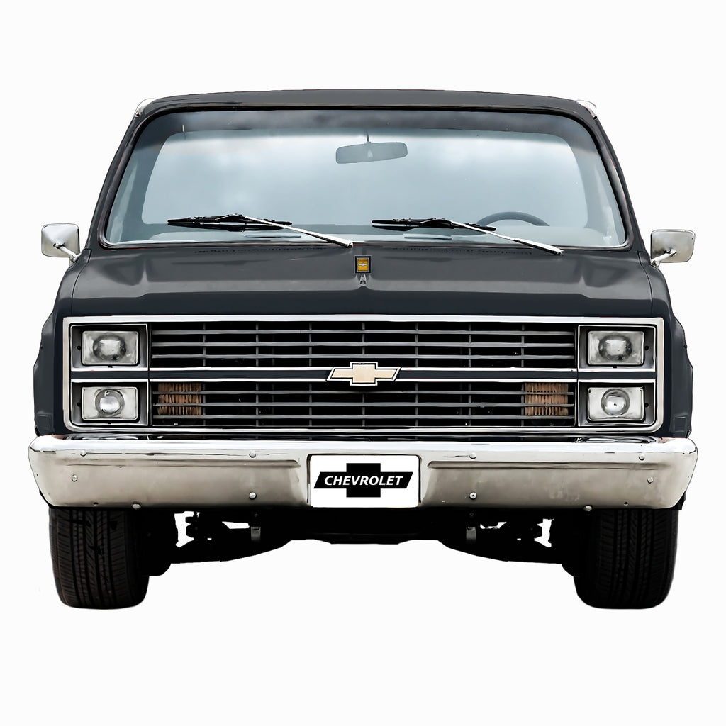 1983 Chevrolet C10  Truck Front-End Metal Wall Decor — Made in US, Available in 2 sizes and 4 Colors
