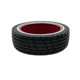 Polyresin Tire Coin Holder, Desk Top Organizer, 4.5 x 1,5 inches, Hand Painted