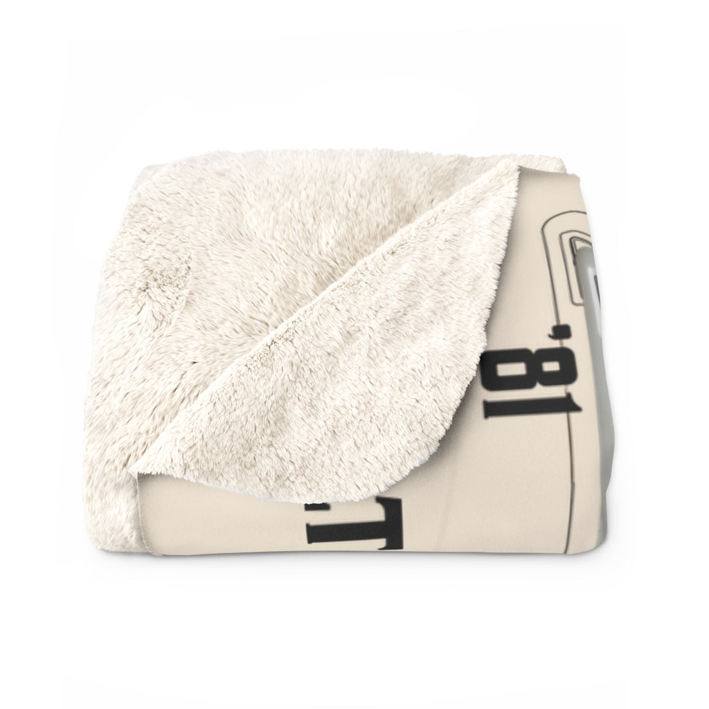 Chevrolet C10 Square Body Legacy Ultra Plush Sherpa Blanket – 50×60 Four‑Panel Edition