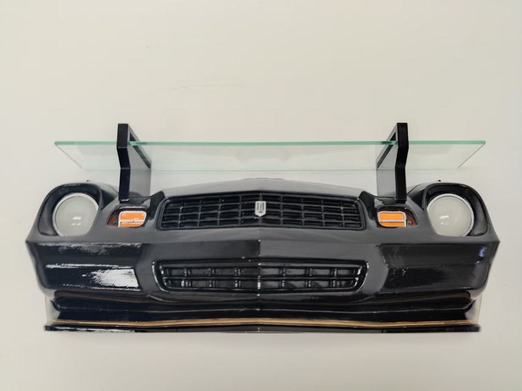 Chevrolet Camaro Z28 1979 Floating Wall Shelf, Black, LED Lights