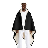 C4 Corvette Collector's Hooded Blanket – Solid Black Background & Sherpa Fleece Built for the Drive, Styled for the Chill, 2 Sizes