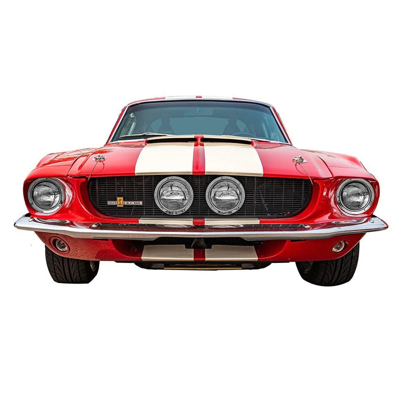 1967 Ford Shelby Mustang GT500 Fastback Coupe 20,5 x 10 Zoll USA Metallschild, Economy-Größe