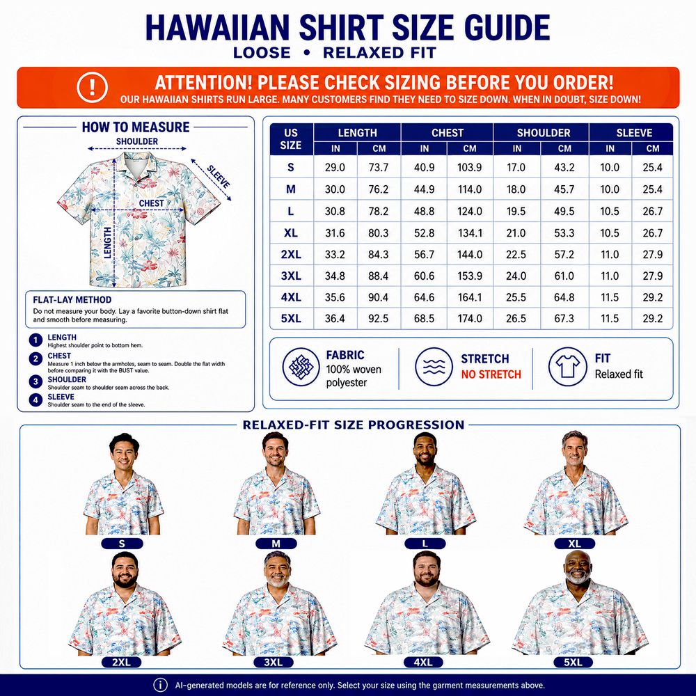 GM Classic Chevrolet 50's and 60's Cars Hawaiian Shirt for Men, Regular Fit, Short Sleeve, Casual Button-Down Beach Shirt