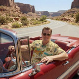 Legends of Route 66 Vintage American Highway Hawaiian Shirt – Relaxed Fit | Retro Travel Collage