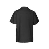 Chevrolet Camaro American Flag Hawaiian Shirt for Men, US Flag Stars and Stripes Design, Regular Fit, Short Sleeve, Patriotic Charcoal, Casual Button-Down Beach Shirt