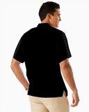 Corvette C1-C6 Logos Black Hawaiian Shirt for Men, Button-Down Short Sleeve, Classic Fit, Corvette Racing Design, Lightweight and Breathable Summer Shirt, Casual Car Enthusiast Apparel, Officially Licensed GM Product