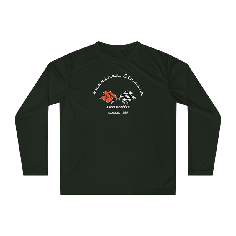 C3 Corvette Performance UPF 40+ UV-Schutz-Langarmshirt, perfekt für alle Outdoor-Aktivitäten