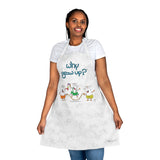 Rubes Cartoons Why Grow Up Jump Rope Apron, featuring happy cows playing jump rope
