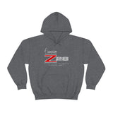 Camaro 1st Gen Z28 Heavy Blend Hooded Sweatshirt, perfect for cool crisp days