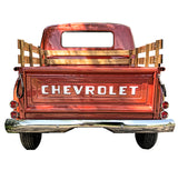 1957 Chevrolet Truck Rear, 26 x20 inch Made in USA 20 Gauge Metal Sign