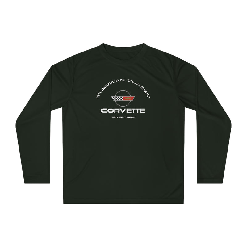 C4 Corvette Performance UPF 40+ UV-Schutz-Langarmshirt, perfekt für alle Outdoor-Aktivitäten