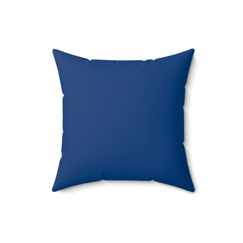 1965 Ford Emblem Logo Personalized 16 x 16 inch Pillow, Blue with White Racing Stripes, Perfect for the home or car!