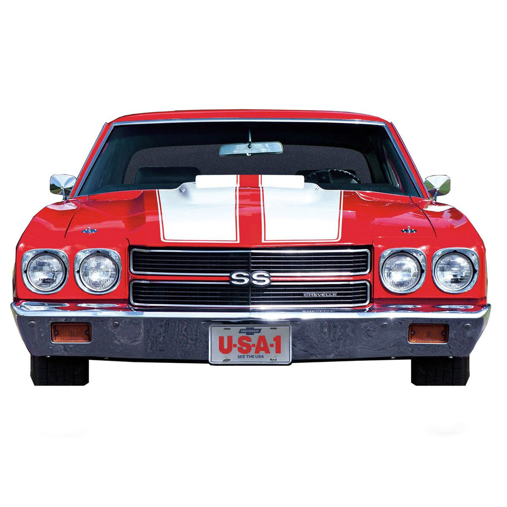 1970 Chevelle SS Front Bumper 26 x 15 inches Metal Sign, Made in USA