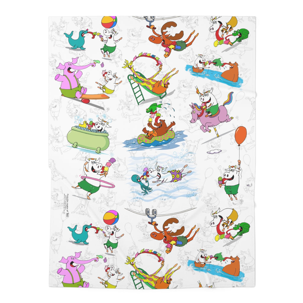 Rubes Cartoons Why Grow Up Baby Swaddle Blanket