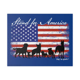 Dot is Good Stand for America Matte Canvas, Stretched