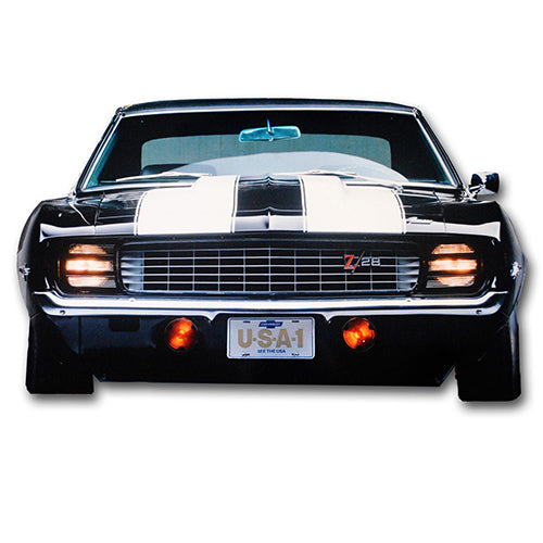 1969 Camaro Front Bumper Metal Sign, Made in USA, 2 sizes