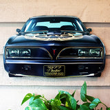 1977 Trans Am  Front Bumper Metal Sign,20-Gauge Powder Coated USA Steel, 2 sizes, Produced in the USA