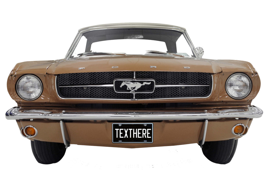 1964.5 Prairie Bronze Mustang, 26 x 15 inch  USA Made 20 Gauge Metal Sign