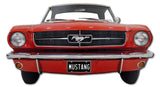 1964.5 Rangoon Red Mustang, 26 x 15 inch USA Made 20 Gauge Metal Sign