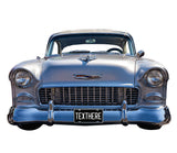 1955 Chevrolet  Chevy Bel Air Personalized Front Bumper 26 x 16 inch  Metal Sign, Made in USA