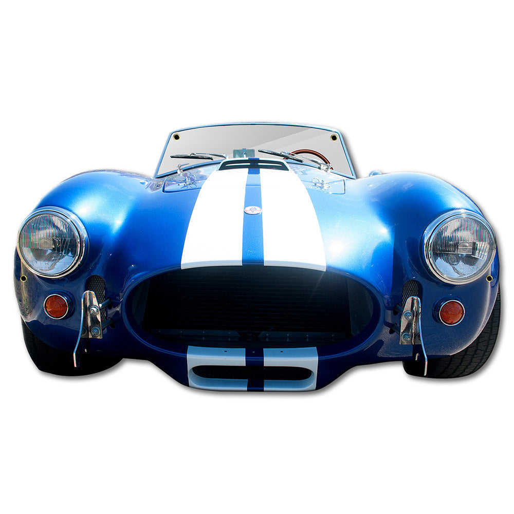 1965 Shelby Cobra 427 20 Gauge Metal Wall Sign,  19 x 10.75  inch USA Made, Blue, Economy Size
