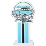 1957 Chevrolet Bel Air American Legend Countertop Paper Towel Holder in Turquoise Blue, Made in the USA using durable PVC materials