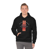 Camaro 5th Generation SS gradient stripe red modern stripes long black only Heavy Blend Hooded Sweatshirt, perfect for cool crisp days
