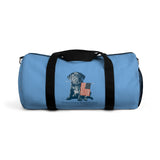 Dog is Good American Tradition Puppy & American Flag Duffel Bag, Officially Licensed and Produced in the USA