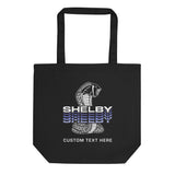 Carroll Shelby Personalized  Cascading Logo Eco Tote Bag