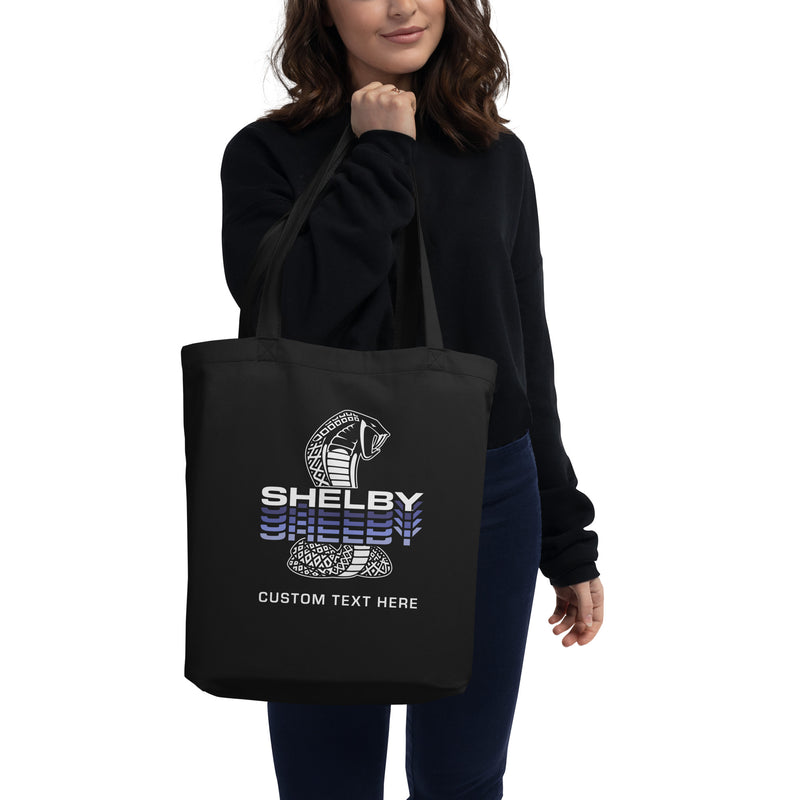 Carroll Shelby Personalized  Cascading Logo Eco Tote Bag