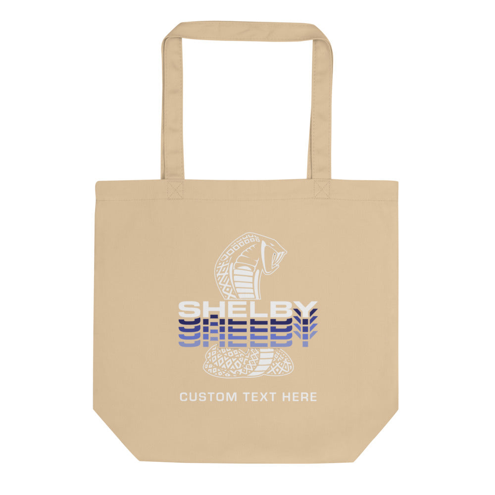 Carroll Shelby Personalized  Cascading Logo Eco Tote Bag