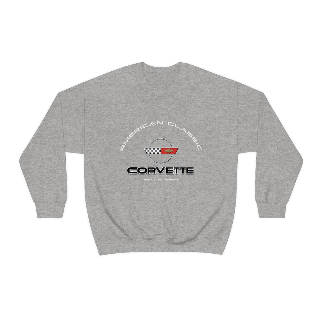 C4 Corvette Crew Neck Long Sleeve Heavy Duty Sweatshirt, perfect for cool crisp days