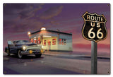 Route 66 Diner 24 x 16 inches USA Made 20 Gauge Metal Sign