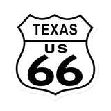 Route 66 Texas 15 x 15 inch USA Made 20 Gauge Vintage Metal Sign