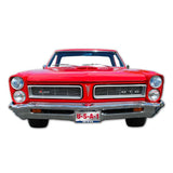 1965 GM Pontiac GTO Red Metal Sign Made in the USA 26 x 13 inches
