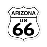Arizona Route 66 Vintage  USA Made 20 Gauge Metal Sign 28 x 28 inches
