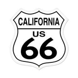 California Route 66 Vintage USA Made 20 Gauge Metal Sign 28 x 28 inches