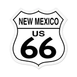 New Mexico Route 66 Vintage   USA Made 20 Gauge Metal Sign 28 x 28 inches